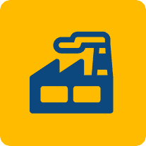 Industrial Construction Icon Industrial Construction Icon